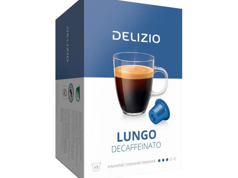 Delizio Kaffeekapseln Lungo Decaffeinato 48 Stück