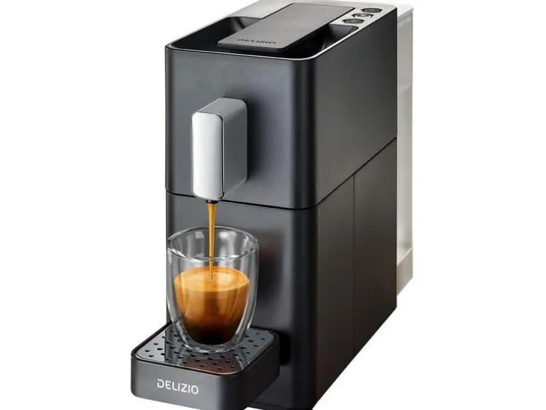 Delizio Kapselmaschine Carina Midnight Schwarz