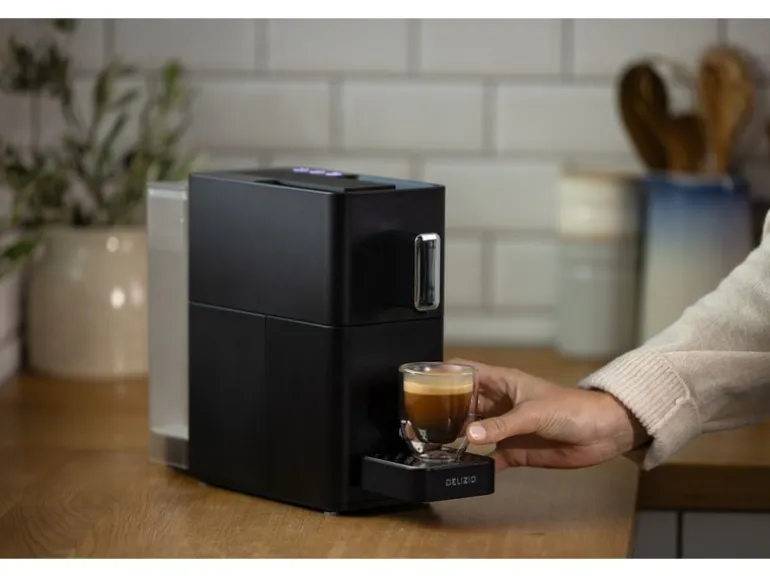 Delizio Kapselmaschine Carina Midnight Schwarz