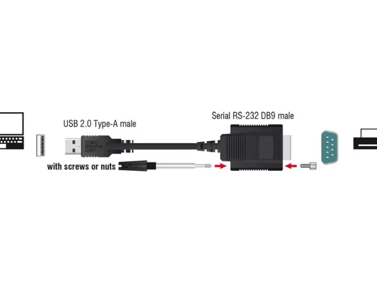 Delock Adapter USB 2.0 - Seriell RS-232