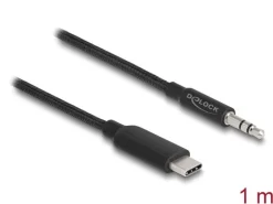 Delock Audio-Kabel USB-C - 3.5 mm Klinke 1 m