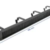 Delock Bürstenleiste 19" Rack, Schwarz