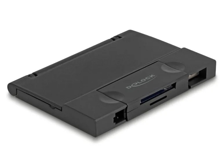 Delock Card Reader Extern USB-C / A 5 Gbps für SD und Micro SD