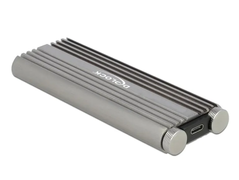 Delock Externes Gehäuse M.2 NVME zu USB USB3.2 Gen2 Typ-C 20Gbps