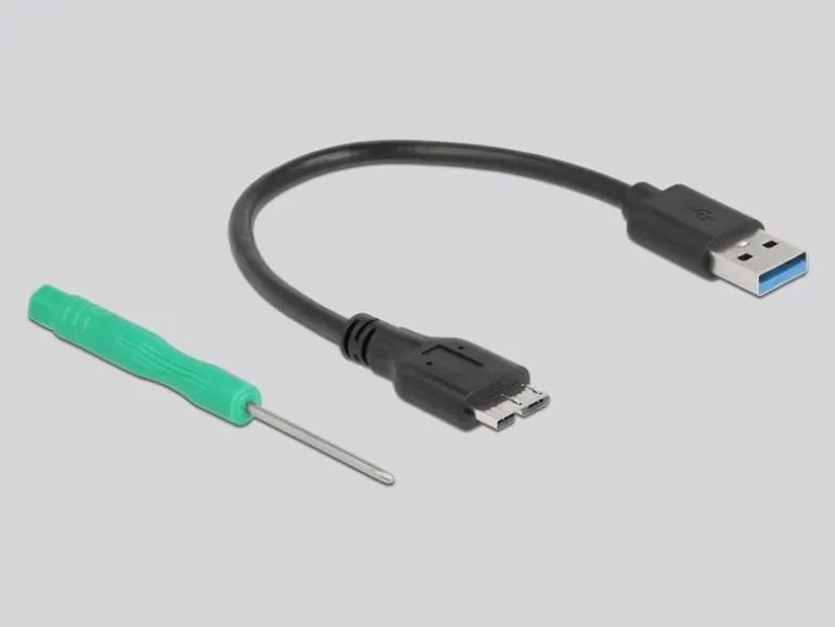 Delock Externes Gehäuse SuperSpeed USB für mSATA
