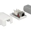 Delock Gehäuse RJ45 Cat.6A LSA 1-fach