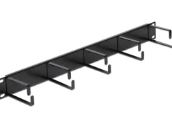 Delock Kabelführungspanel 42496 , Schwarz