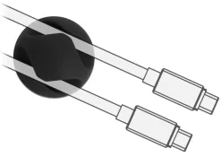 Delock Kabelhalter 20mm, für 2 Kabel, selbstklebend 10 Stück