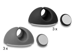 Delock Kabelhalter Set 6 Stück