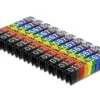 Delock Kabelkennzeichnung Clips 0-9  farbig, 10x 10er Sets.