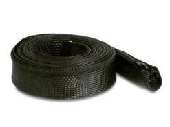 Delock Kabelschlauch 3 m x 50 mm, mit Reissverschluss, Schwarz