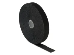 Delock Klettband-Rolle 10 m x 20 mm Schwarz