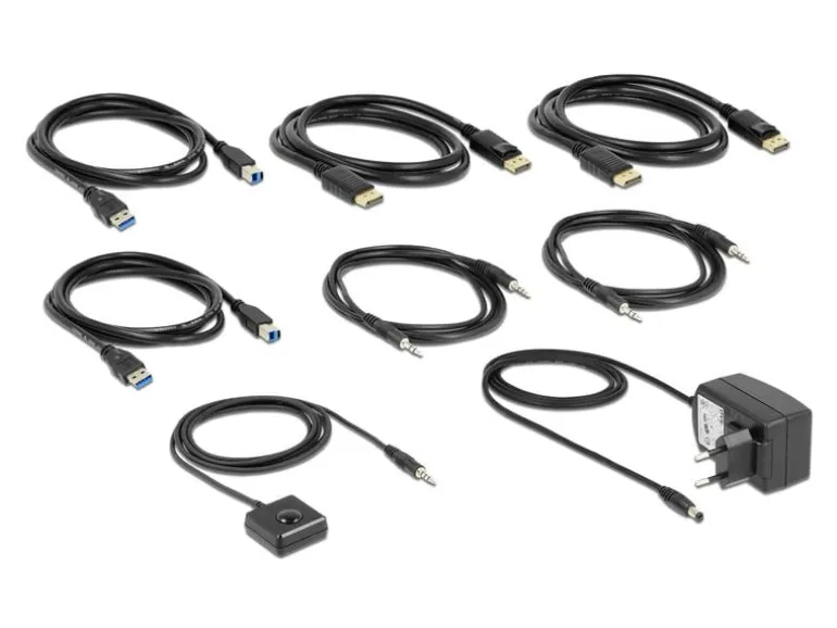 Delock KVM Switch DisplayPort 1.4 8K 60 Hz