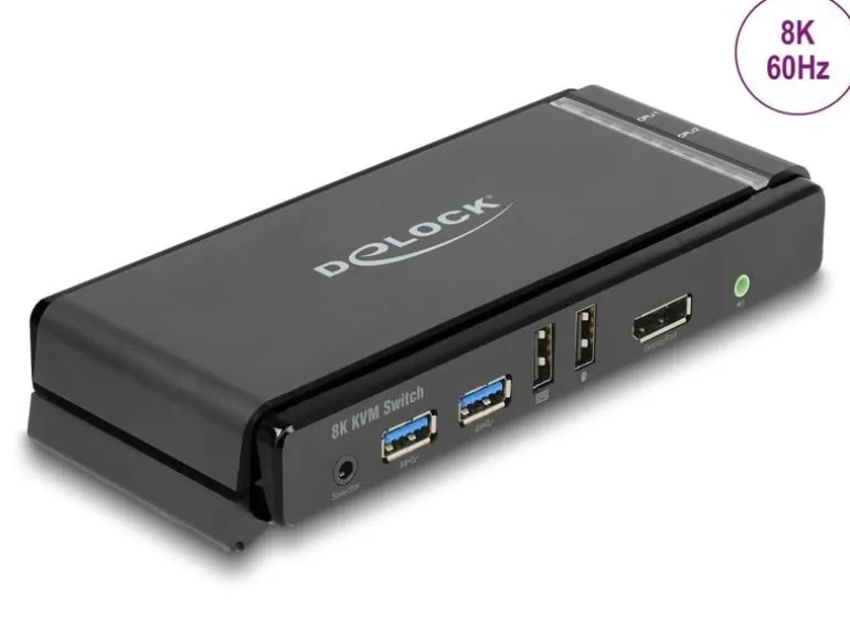 Delock KVM Switch DisplayPort 1.4 8K 60 Hz