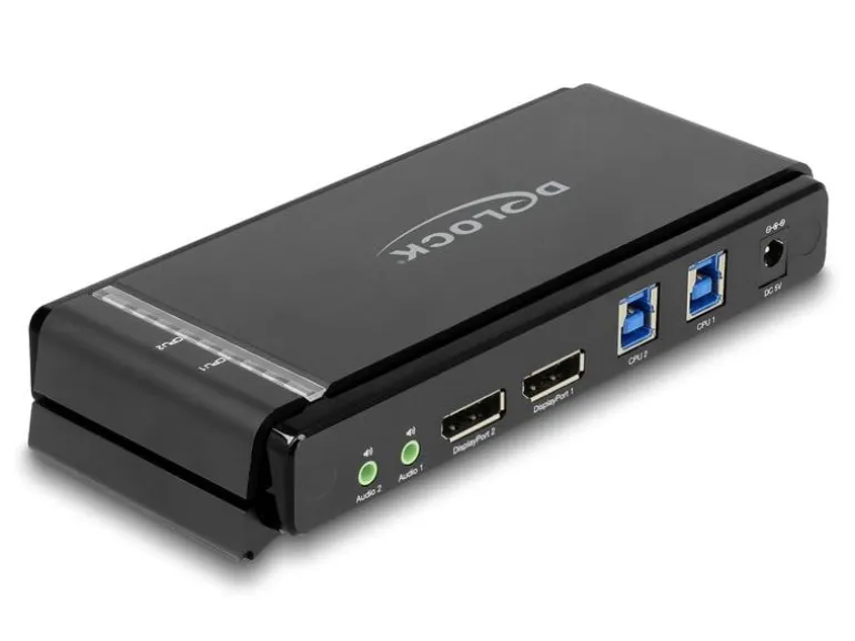 Delock KVM Switch DisplayPort 1.4 8K 60 Hz