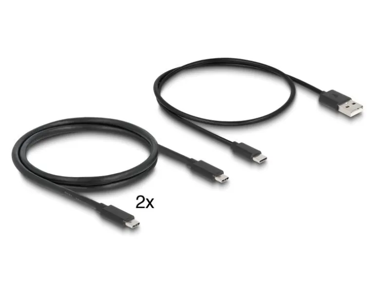 Delock KVM Switch USB-C zu HDMI und DisplayPort 8K MST mit USB 2.0
