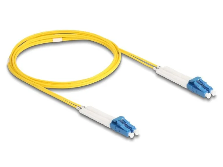 Delock LWL-Patchkabel Singlemode LC – LC, OS2, Duplex, 2 m