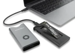 Delock M.2 NVMe PCIe SSD Gehäuse USB Type-C, 40 Gbps, m.Lüfter