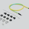 Delock Patchpanel Keystone 24 Port mit Entlastungsschiene 19" Rack