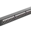 Delock Patchpanel 24 Port, Cat.6 STP 19"-Rack Kupplung