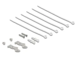 Delock Patchpanel 6-Port DIN-Rail/Desktop/Wand