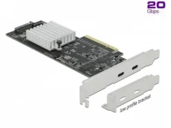 Delock PCI-Express-Karte USB 3.2 Gen2x2 - 2x USB-C