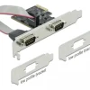 Delock PCI-Express-Karte 90001 2x Seriell / RS-232