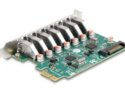 Delock PCI-Express-Karte zu 7x USB A 3.0