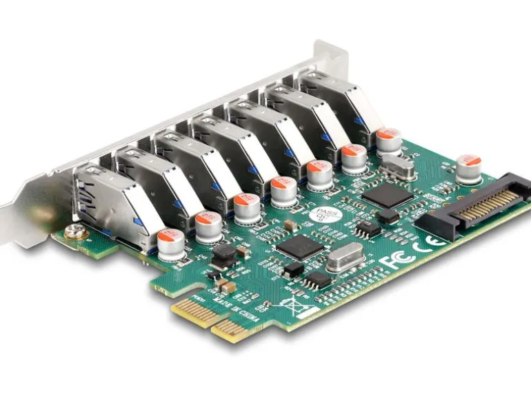 Delock PCI-Express-Karte zu 7x USB A 3.0