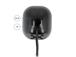 Delock PC-Lautsprecher Mini Stereo 3.5 mm Klinke, USB-Strom Schwarz