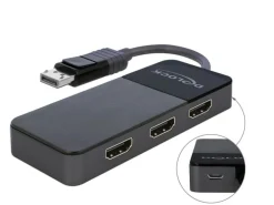 Delock 3-Port Signalsplitter DisplayPort - 3x HDMI