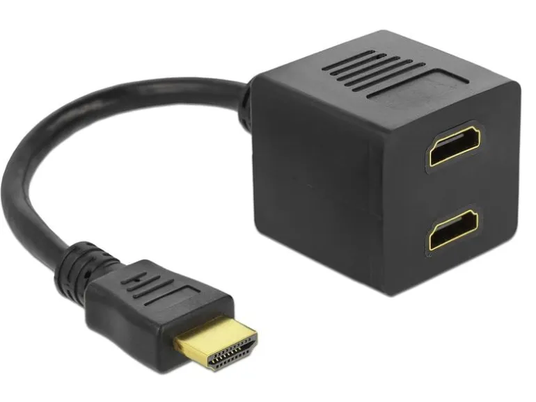 Delock 2-Port Signalsplitter HDMI – HDMI
