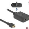 Delock 2-Port Signalsplitter HDMI – HDMI 4K 60 Hz mit Downscaler