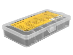 Delock Schrumpfschlauch 196-teilig Sortimentsbox, Schwarz