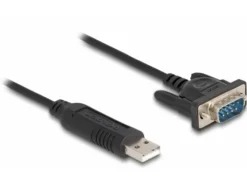 Delock Serial-Adapter USB-A Stecker - Seriell Buchse