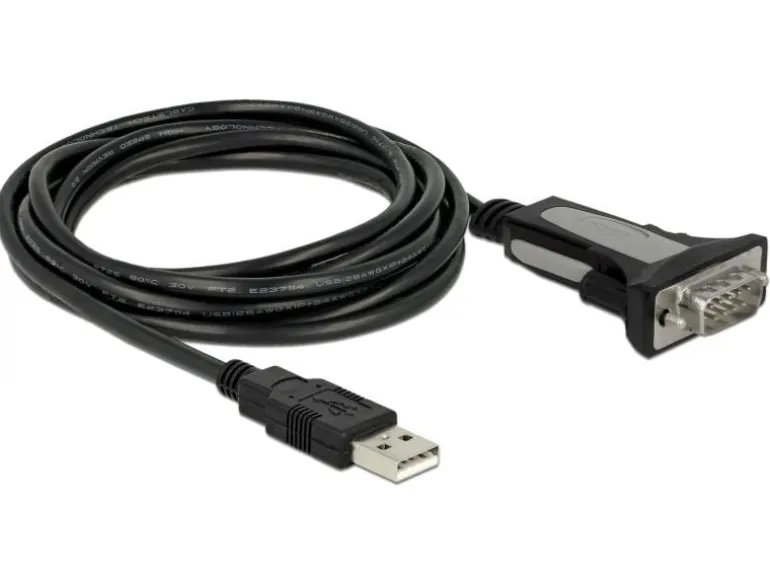 Delock Serial-Adapter USB-A zu RS-232 DB9, 3m
