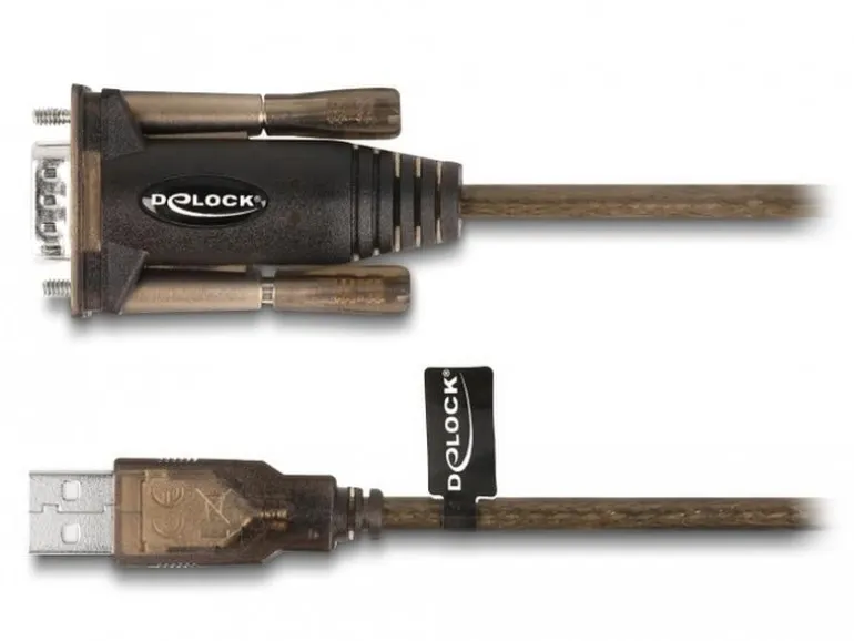 Delock Serial-Adapter 62646 USB Typ-A zu RS-232 mit Schrauben
