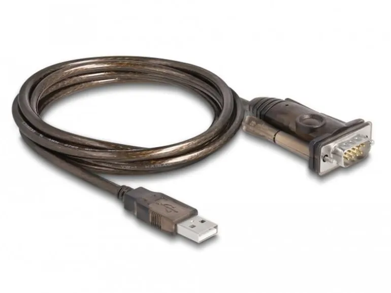 Delock Serial-Adapter 62646 USB Typ-A zu RS-232 mit Schrauben