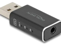 Delock USB Gaming DAC 24Bit/96kHz USB 2.0/3.5 mm Klinke/USB-A