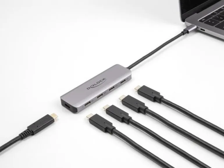 Delock USB-Hub 4x USB C 5Gbps