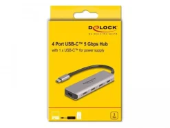 Delock USB-Hub 4x USB C 5Gbps