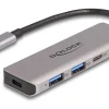 Delock USB-Hub 2x USB C 5Gbps/2x USB A 5Gbps