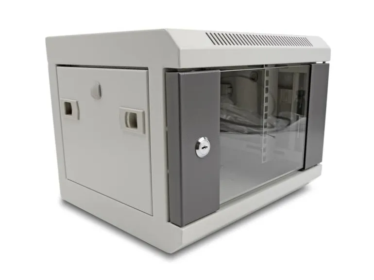 Delock Wandschrank 10" / 4HE / Grau