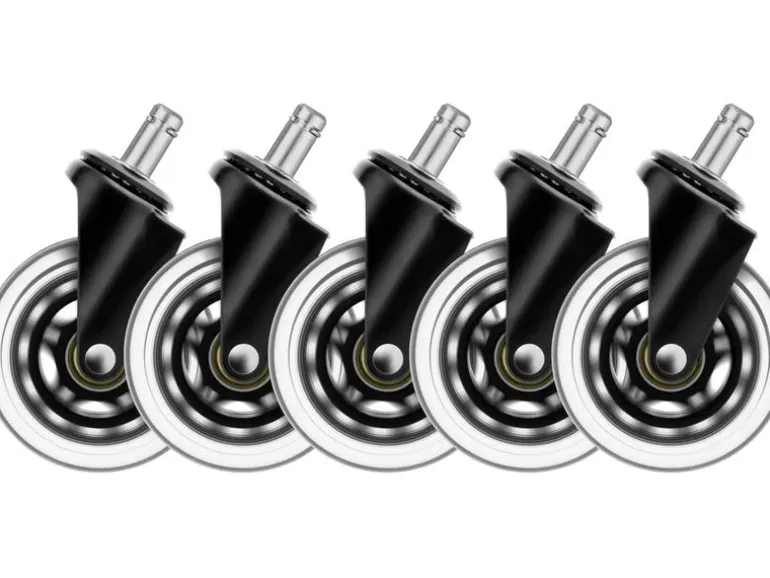 DELTACO Ersatzrollen Casters Schwarz