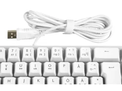 DELTACO Gaming-Tastatur GAM-158-W RGB Weiss