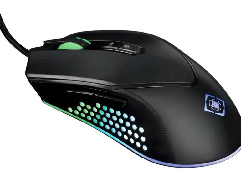 DELTACO Gaming-Tastatur Set GAM-113 V2 3-in-1 RGB Schwarz