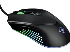 DELTACO Gaming-Tastatur Set GAM-113 V2 3-in-1 RGB Schwarz