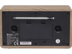 Denver DAB-18 lW DAB+ FM Retro Echtholzgehäuse Bluetooth AUX LCD