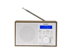 Denver DAB-46W DAB+ Bluetooth Retro Design LCD-Display Weckfunktion