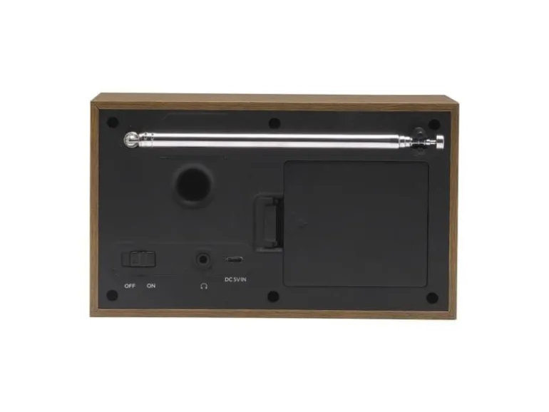 Denver DAB-46W DAB+ Bluetooth Retro Design LCD-Display Weckfunktion